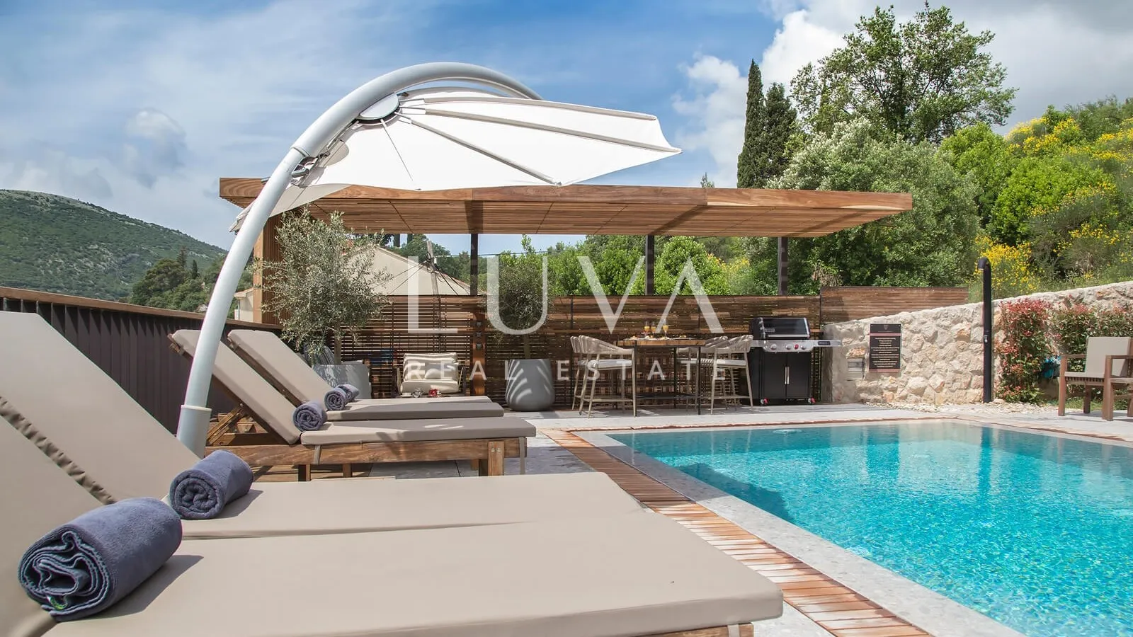 Dubrovnik, Rožat, Luxusvilla mit Pool zu vermieten