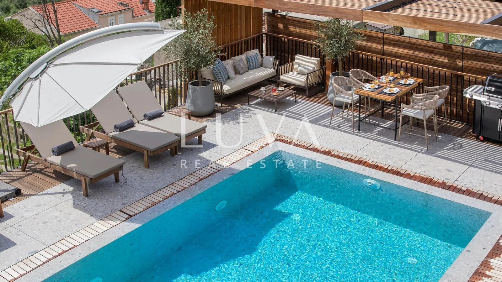 Dubrovnik, Rožat, Luxusvilla mit Pool zu vermieten