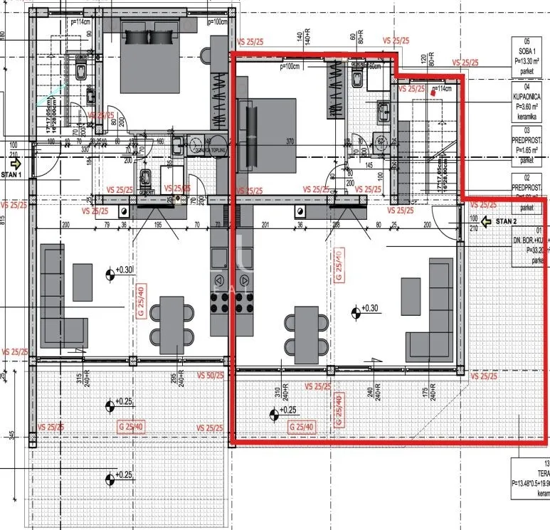 Opatija, Matulji, apartment 154 m2 with sea view, for sale