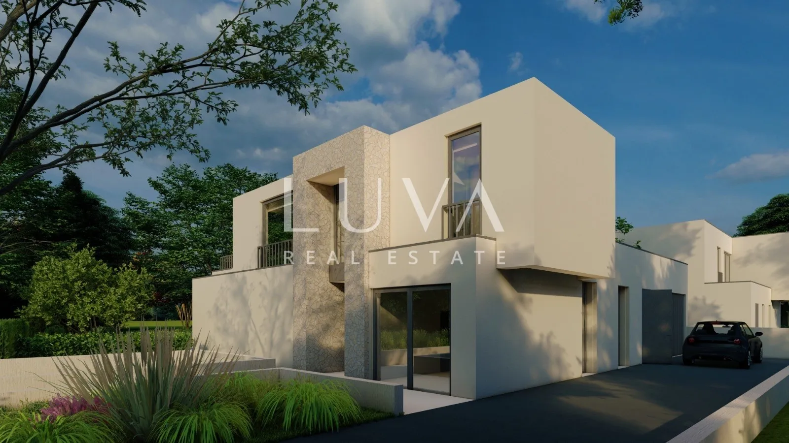 Istria, Kaštelir, luxury house with pool and sea view, NKP 244 m²
