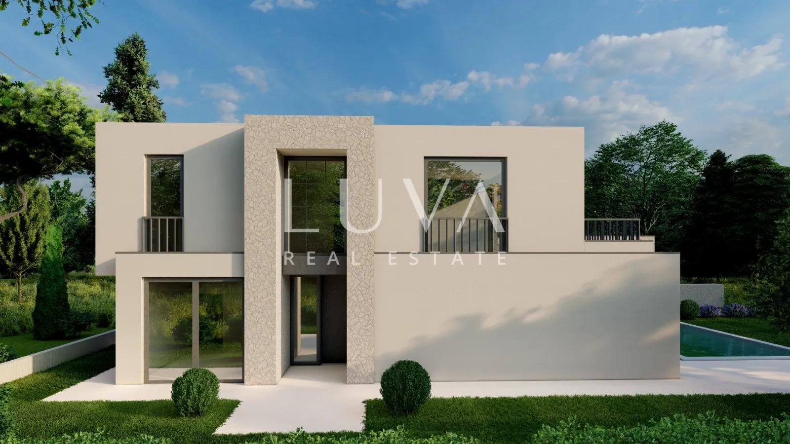 Istria, Kaštelir, luxury house with pool and sea view, NKP 244 m²