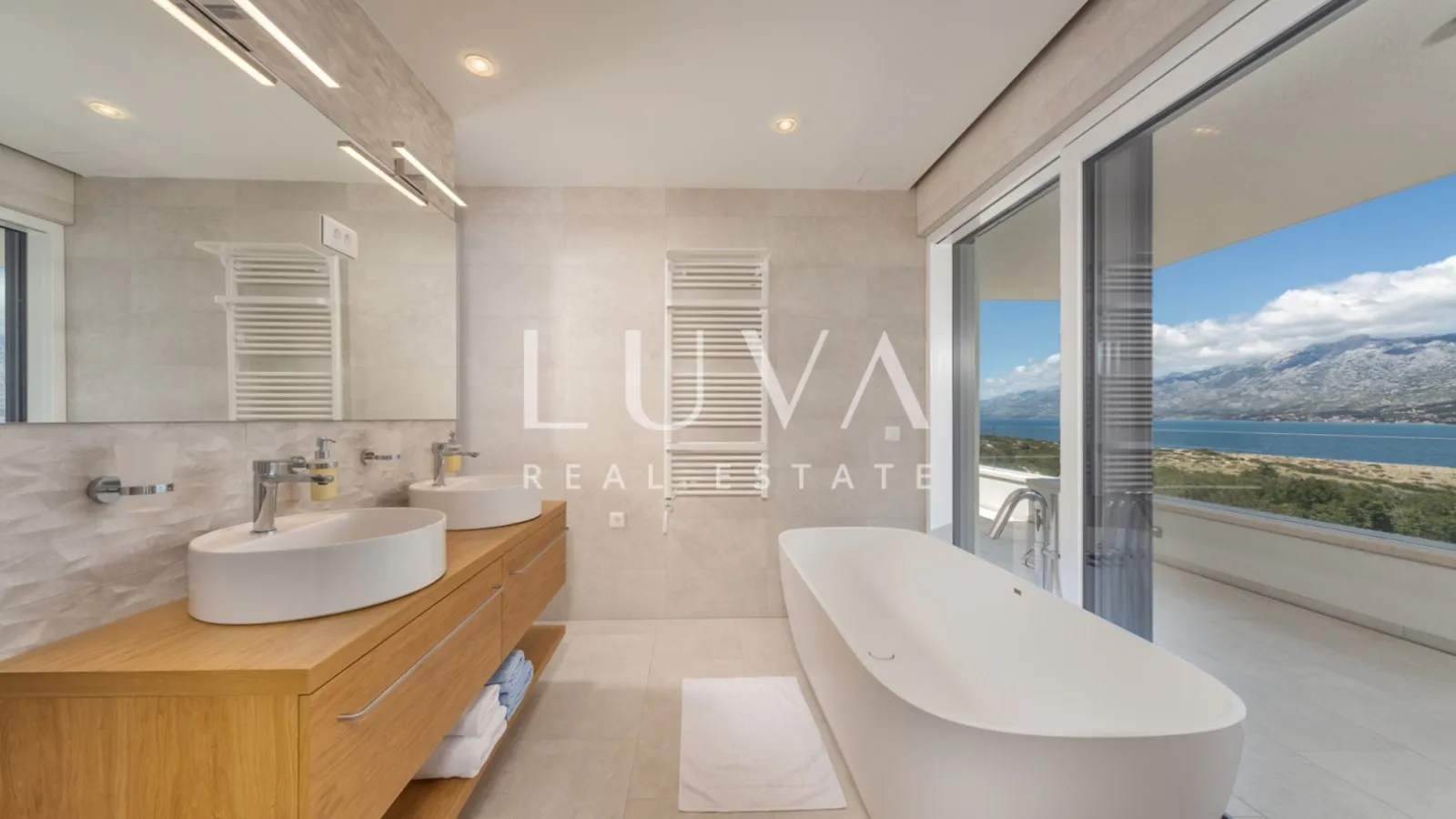 Zadar, Vinjerac, luxury villa 683 m2 with pool by the sea for sale
