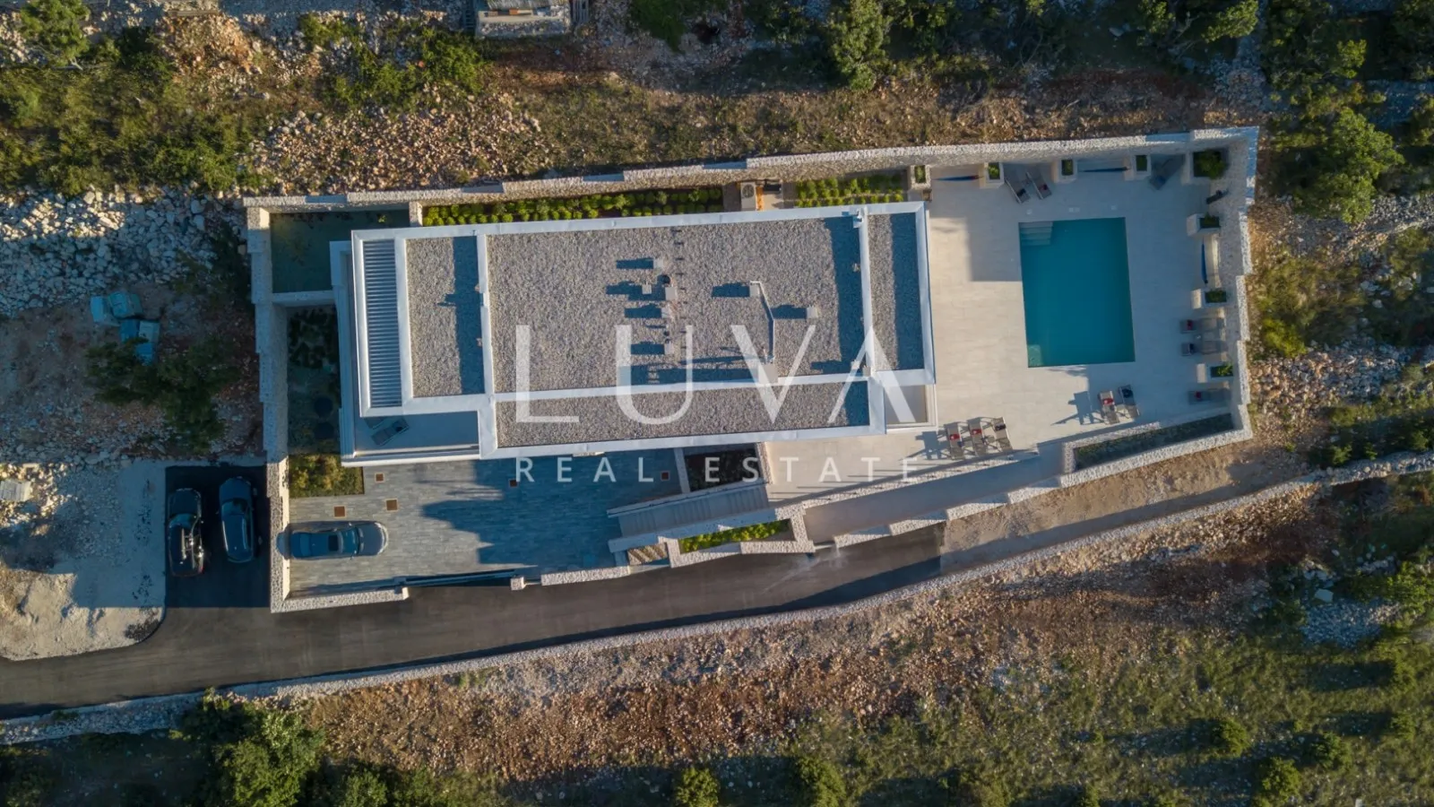 Zadar, Vinjerac, luxury villa 683 m2 with pool by the sea for sale