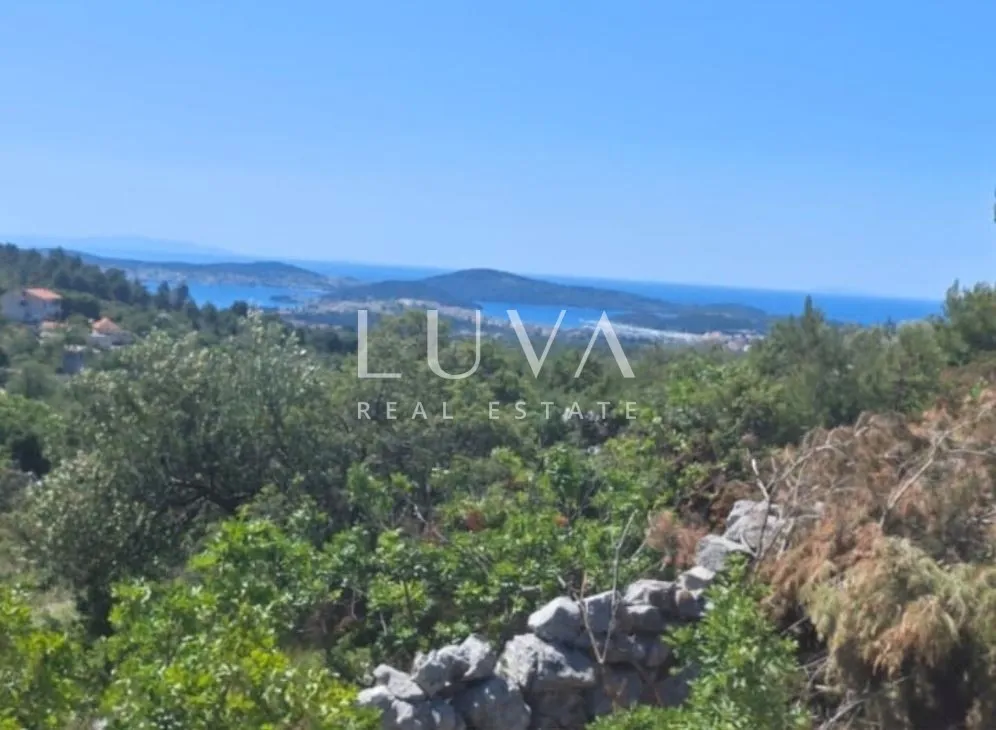 Rogoznica, Jarebinjak, building plot of 530 m² with sea view