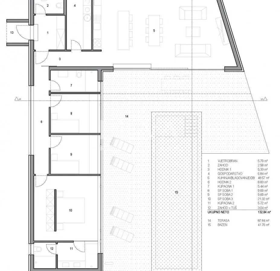 Istra, Žminj kuća 145m2 s bazenom na prodaju