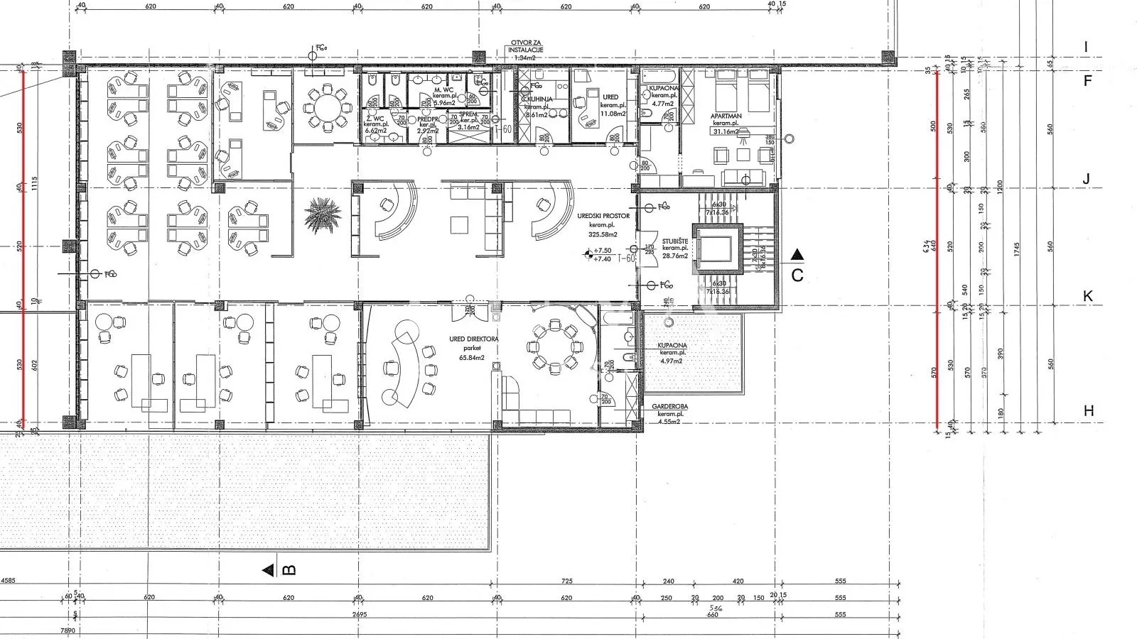 Zagreb, Slavonska avenue, office space 530m2, rent