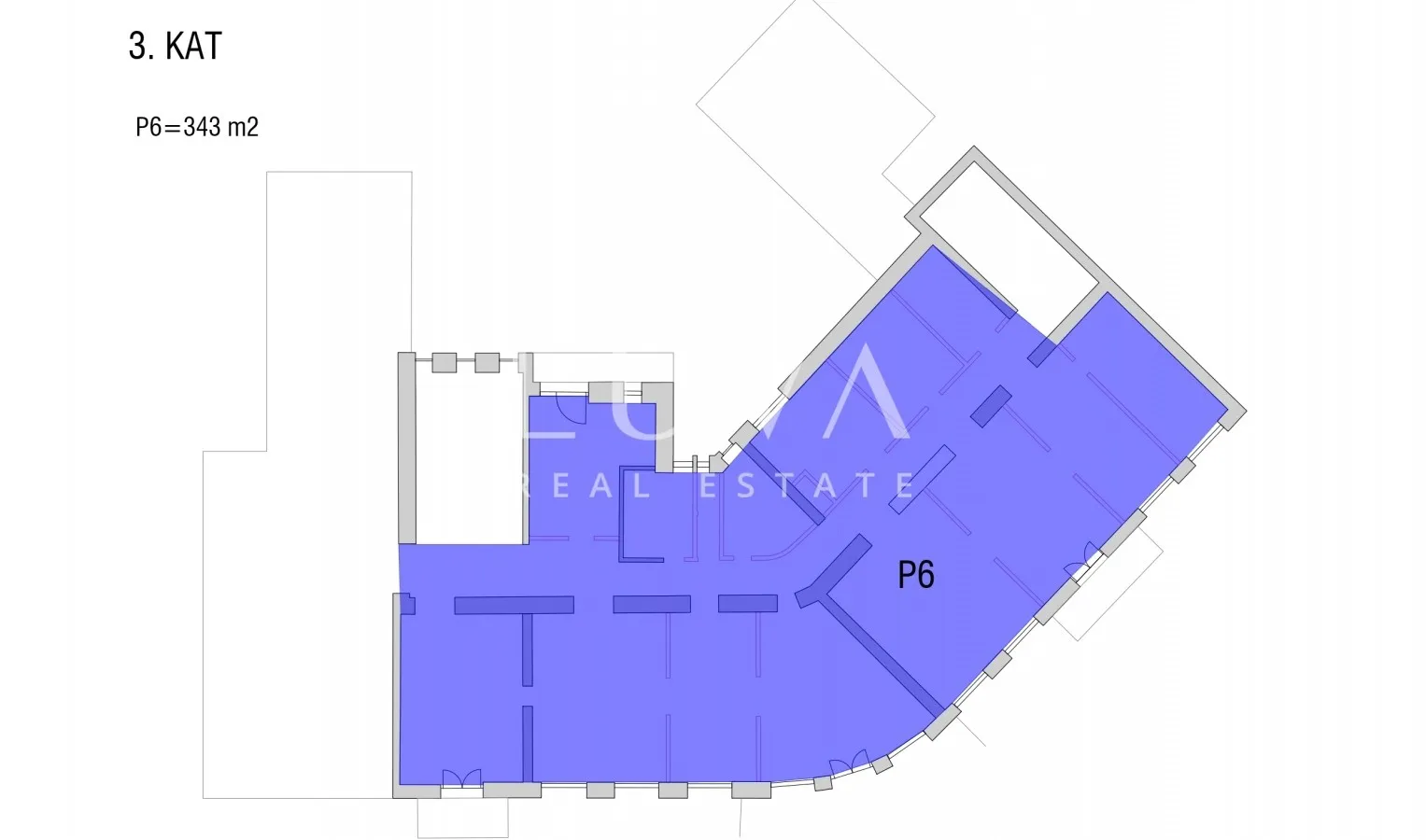 Zagreb, centar, poslovni prostor 1235 m2 na prodaju