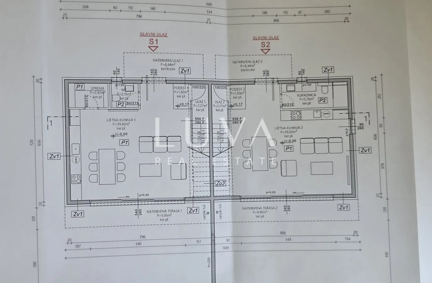 Trogir, Seget Vranjica, house 200m2 with pool by the sea