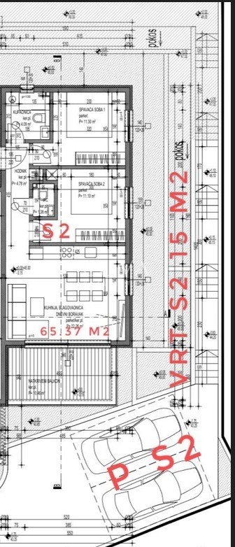 Čiovo, New Build Apartment with Sea View, Apartment DZ/S2, 64 m²