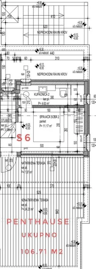 Čiovo, novogradnja s pogledom na more, stan DZ/S6 NKP 63 m2