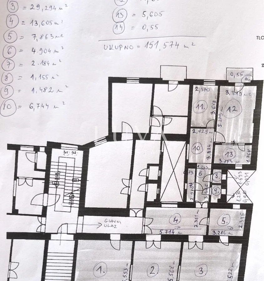 Zagreb, Stadtzentrum, Einzigartige Wohn und Gewerbeimmobilie, 151 m²