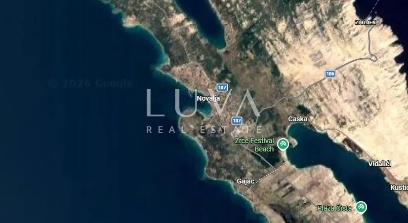 Pag, Novalja, building land of 1,390 m² near the sea for sale