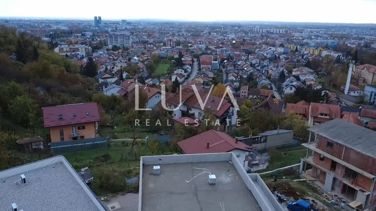 Zagreb, Vrapče, penthouse in a new building with a garage, NKP 91 m²
