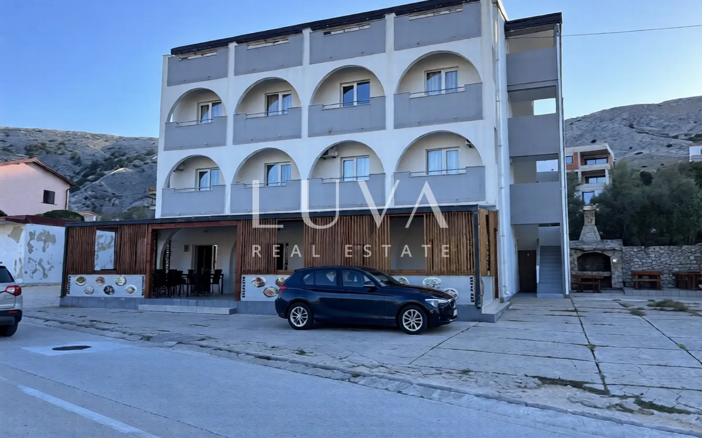 Island of Pag, Pag, hotel with restaurant and well-established business, 750 m²