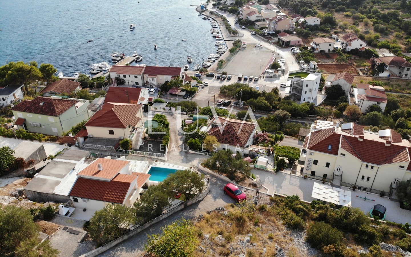 Poljica, Trogir, 522 m² building plot with sea view for sale