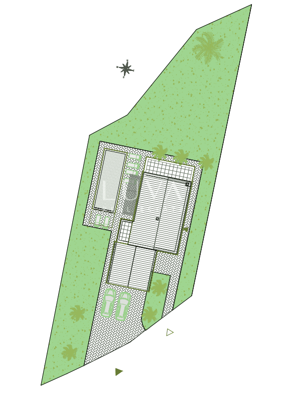 Istria, Vižinada – building plot with a building permit