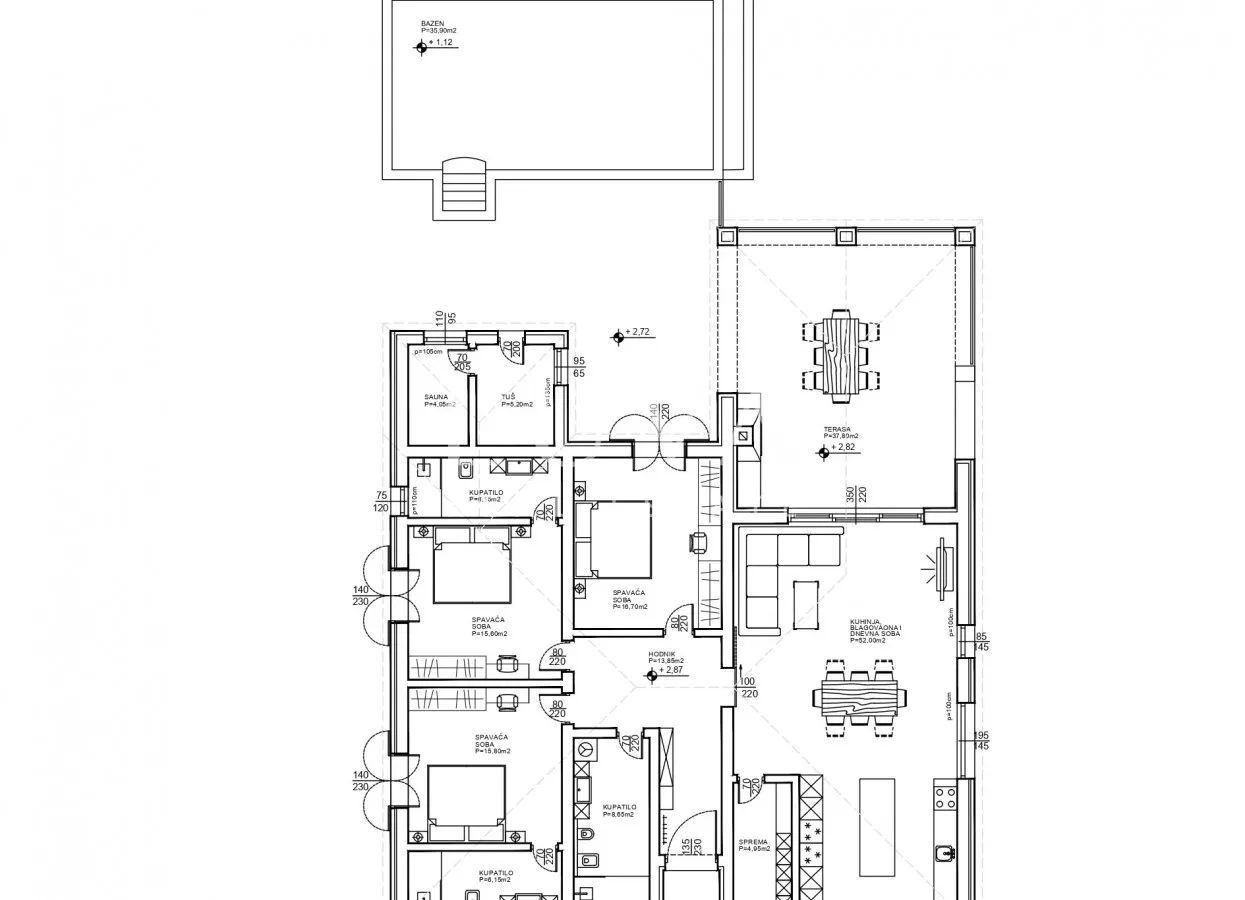 Hvar, Jelsa, 235 m² stone house with pool, for sale