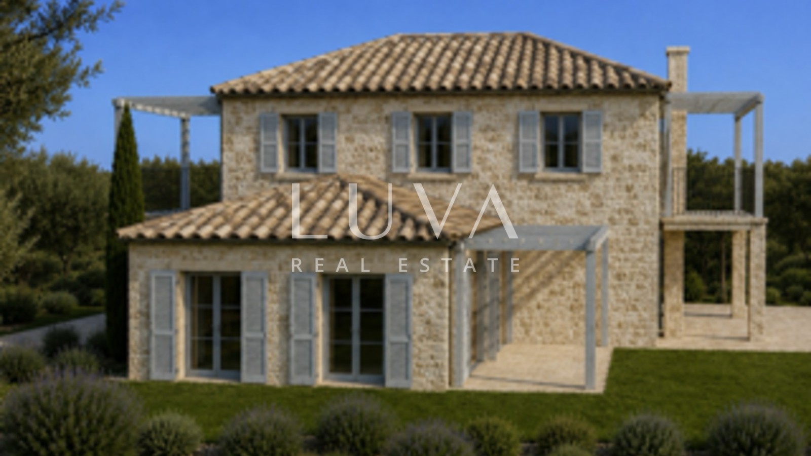 Hvar, Dol, 2321 m² building permit land for sale