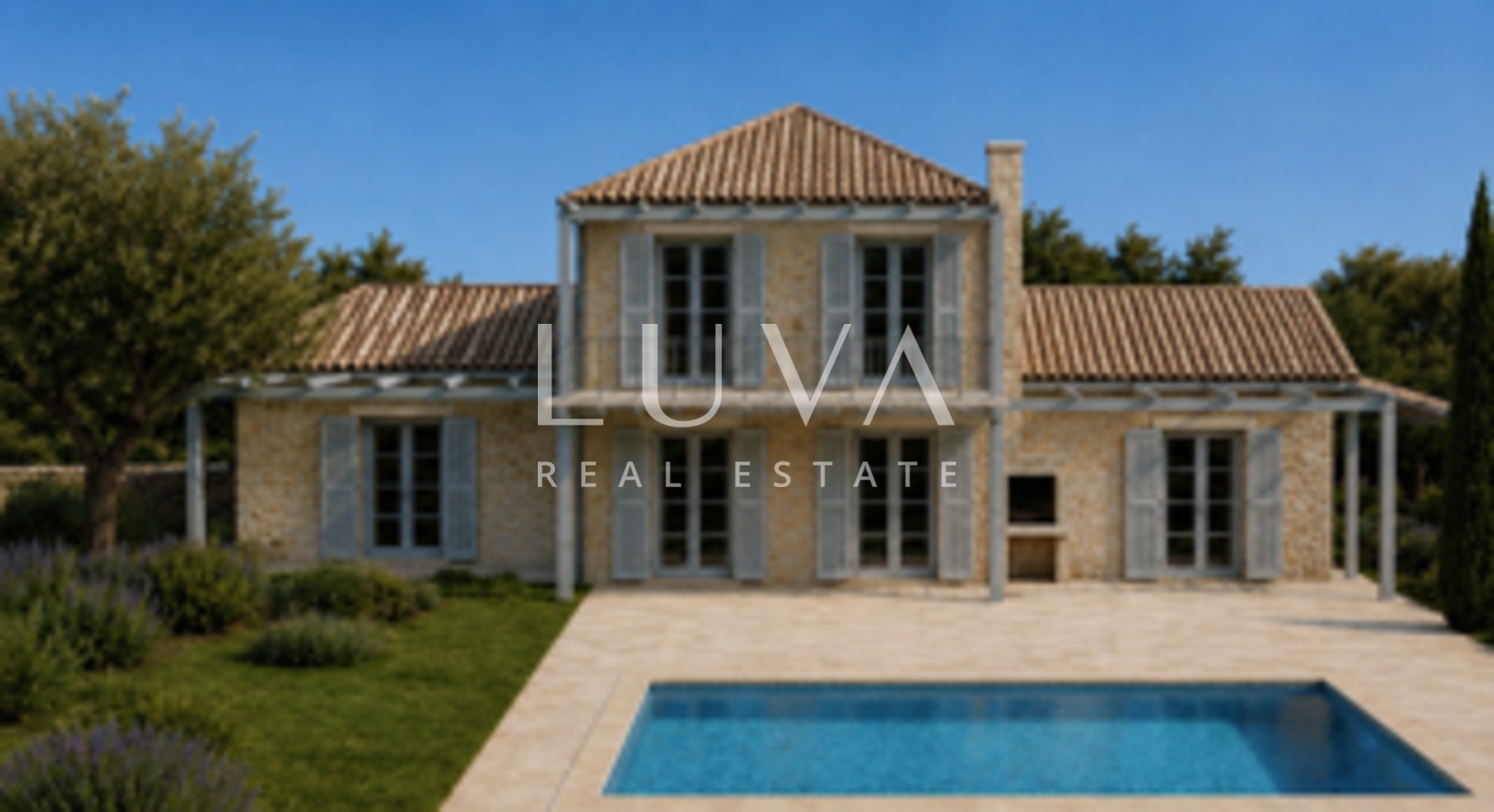 Hvar, Dol, 2321 m² building permit land for sale