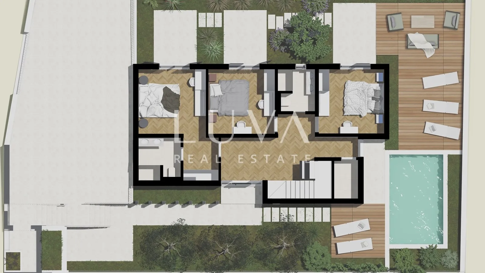 Brač, Škrip, 412 m² building plot with a building permit