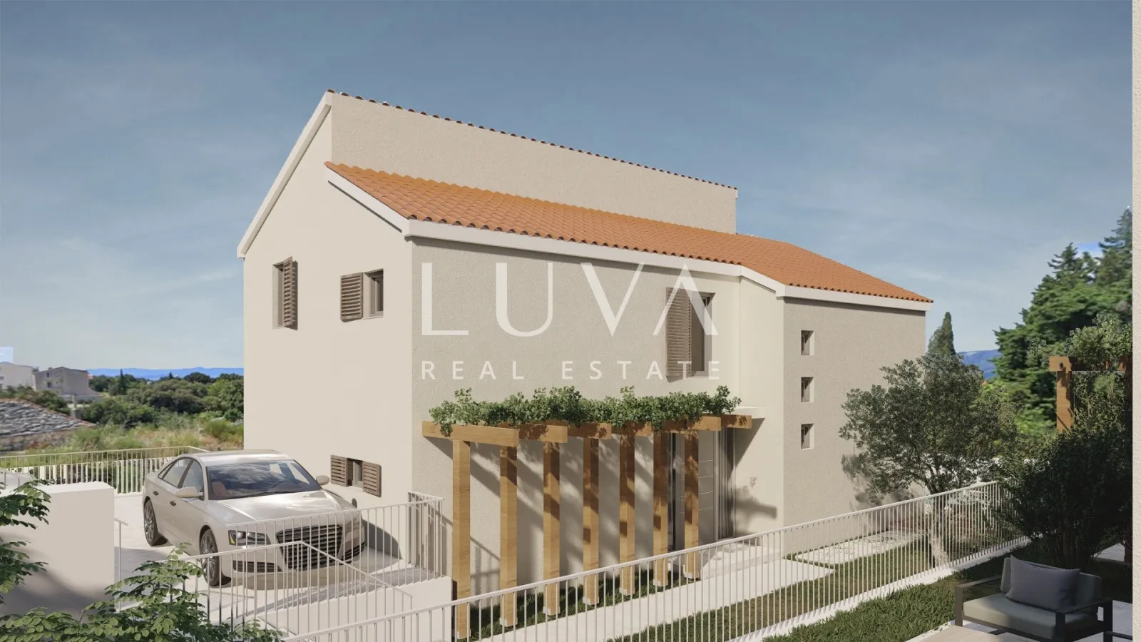 Brač, Škrip, 412 m² building plot with a building permit