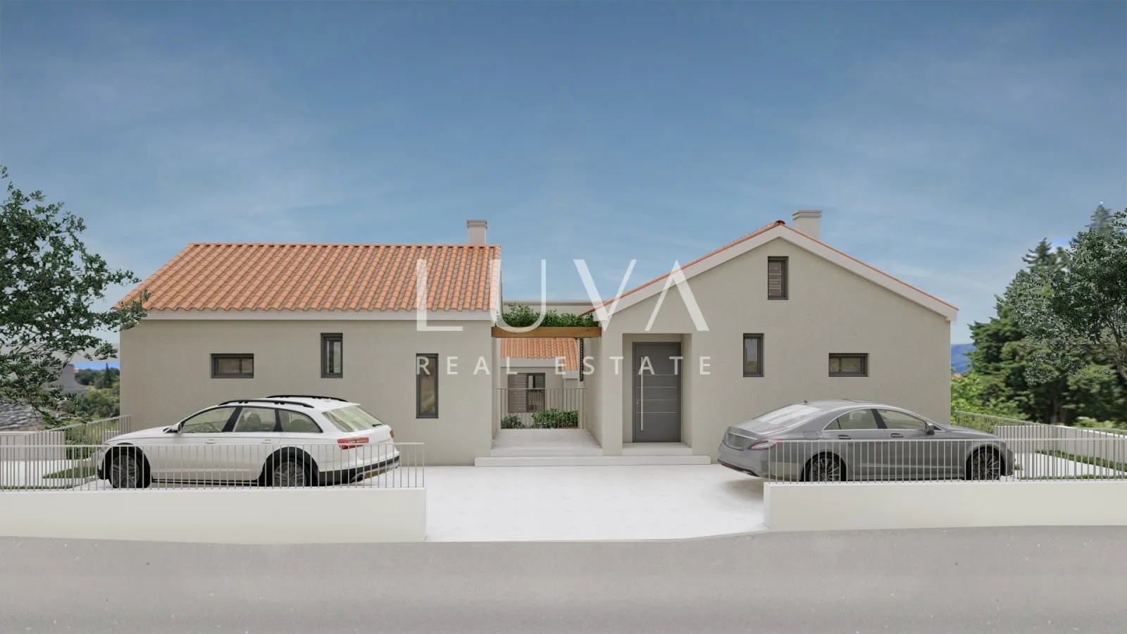 Brač, Škrip, 412 m² building plot + project for two duplex apartments