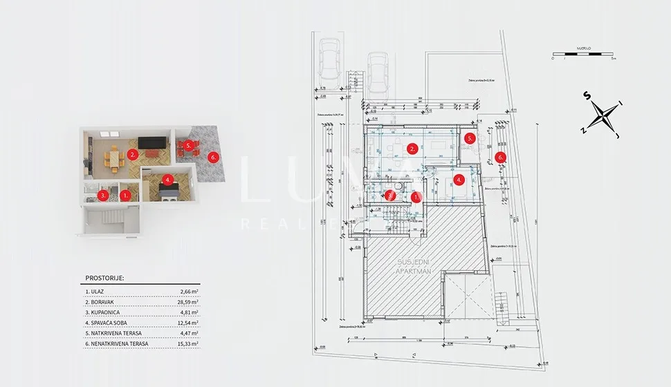 Vodice, Neubau mit Garten und Terrasse, 62 m² Bruttogeschossfläche