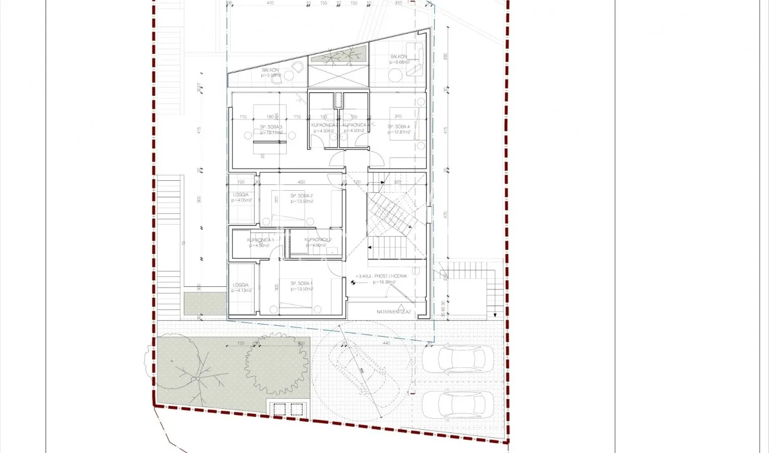 Čiovo, Trogir, moderna kuća 285 m² s bazenom i pogledom na more