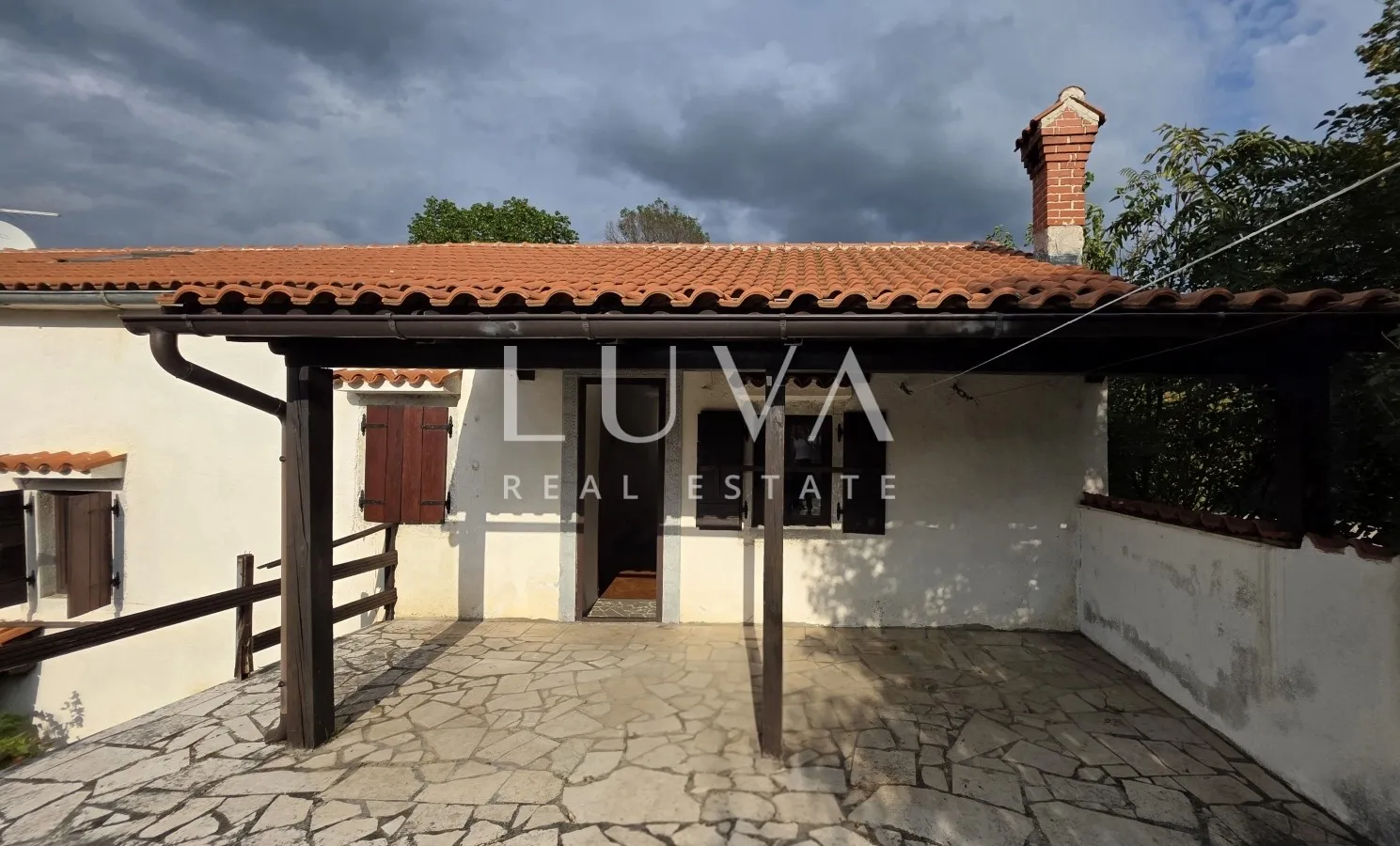 Istria, Roč, stone house in a peaceful village surrounded by nature