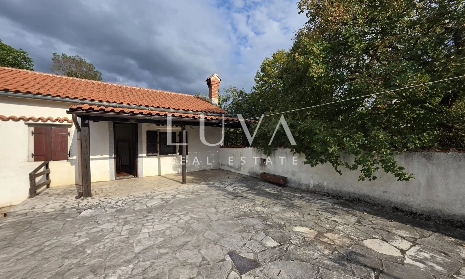 Istria, Roč, stone house in a peaceful village surrounded by nature