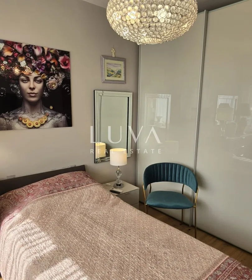 Rijeka, Rastočine, möblierte 3-Zimmer-Wohnung mit Panoramablick, 74 m² NKP