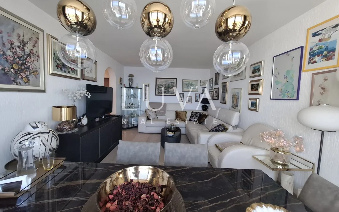 Rijeka, Rastočine, möblierte 3-Zimmer-Wohnung mit Panoramablick, 74 m² NKP