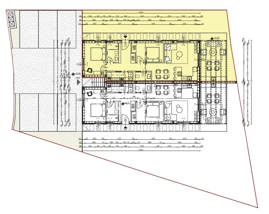 Istra, Novigrad, stan u prizemlju sa okućnicom od 100 m²