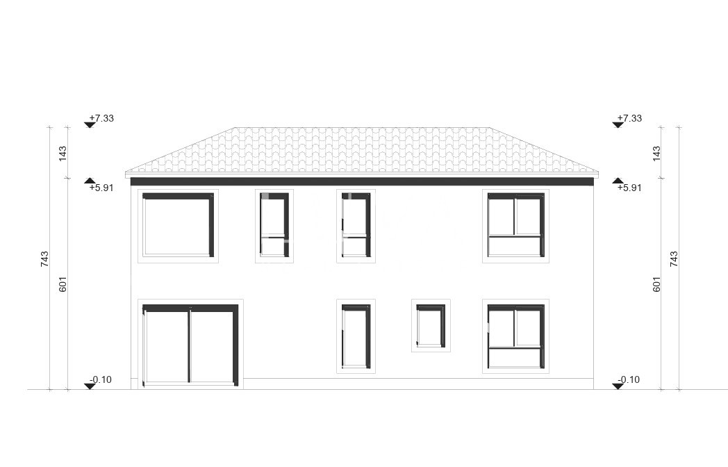 Istria, Novigrad, Two-Storey Residential Unit, 130 m², 170 m² Garden