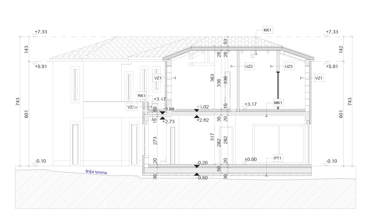 Istria, Novigrad, Two-Storey Residential Unit, 123 m², 170 m² Garden