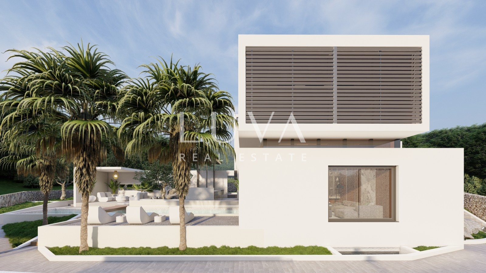 Rogoznica, Jarebinjak, modern house 237m2 with pool for sale