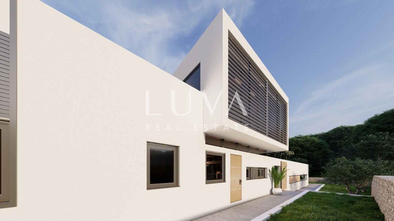 Rogoznica, Jarebinjak, modern house 237m2 with pool for sale