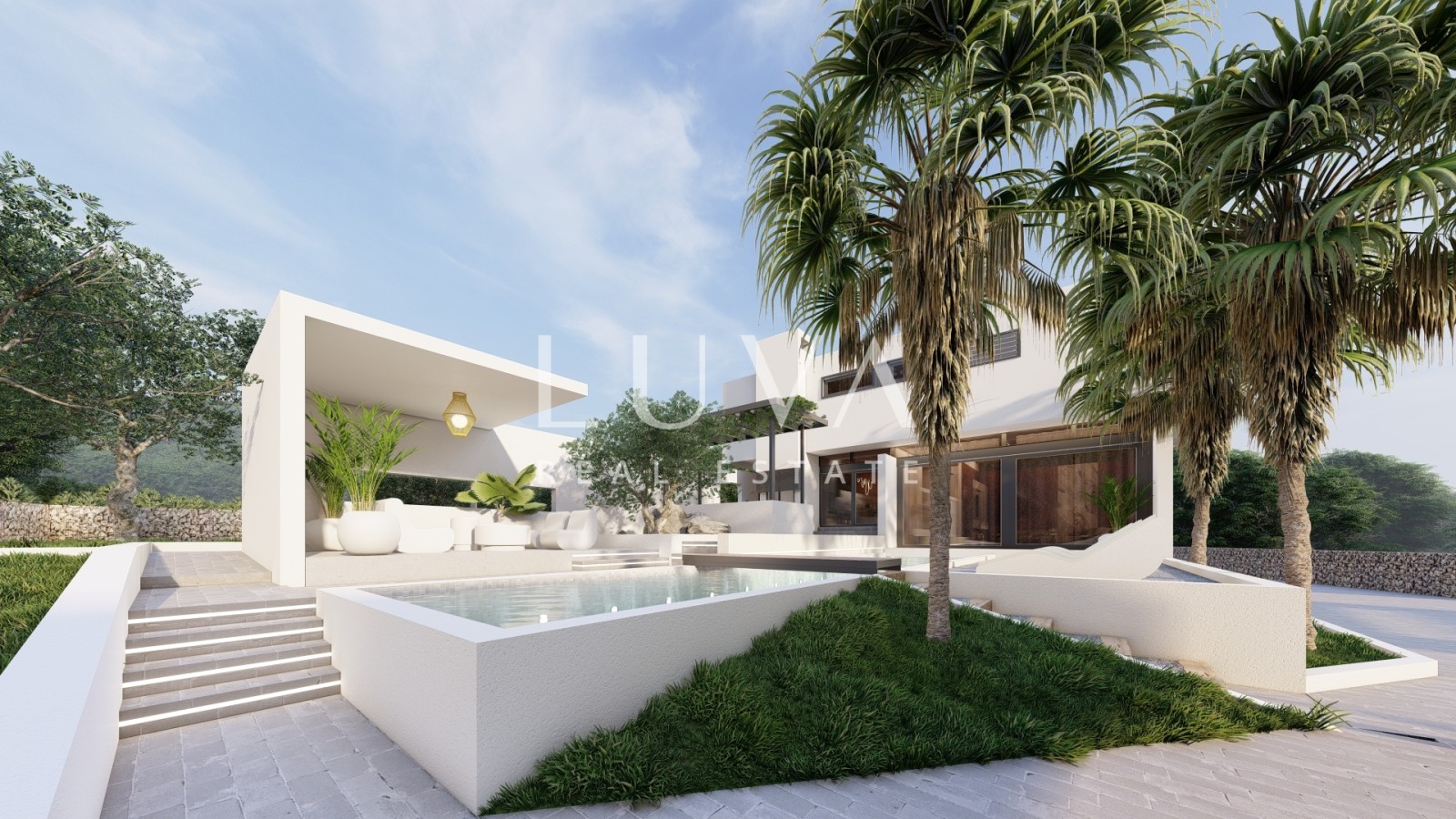 Rogoznica, Jarebinjak, modern house 237m2 with pool for sale