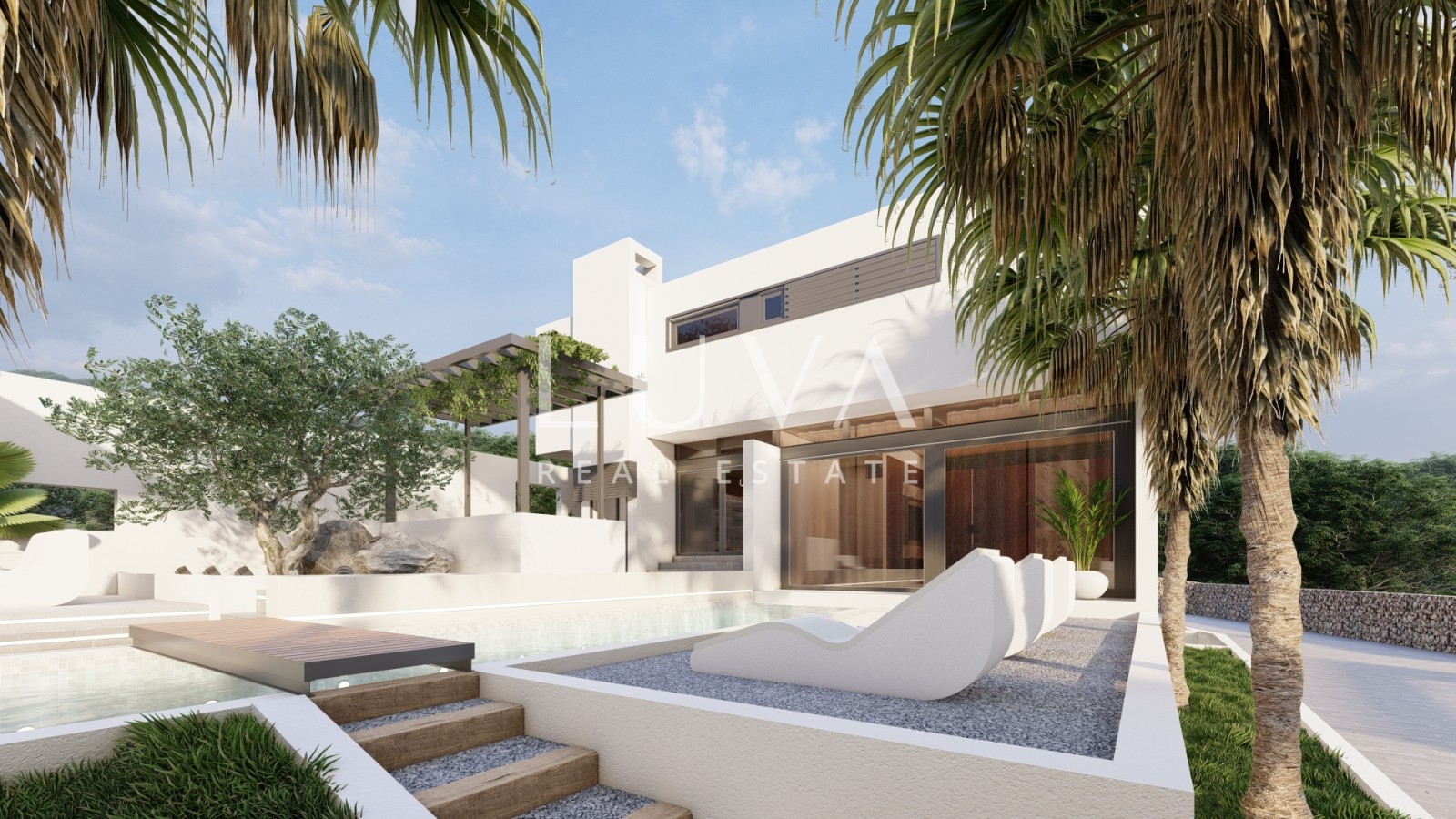 Rogoznica, Jarebinjak, modern house 237m2 with pool for sale