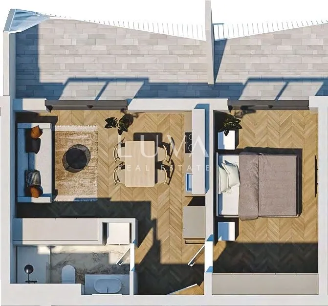 Split, Žnjan, new building, 2 room apartment 53 m2 for sale