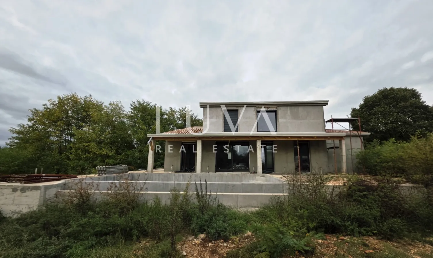 Istria, Tinjan, House with Swimming Pool Under Construction