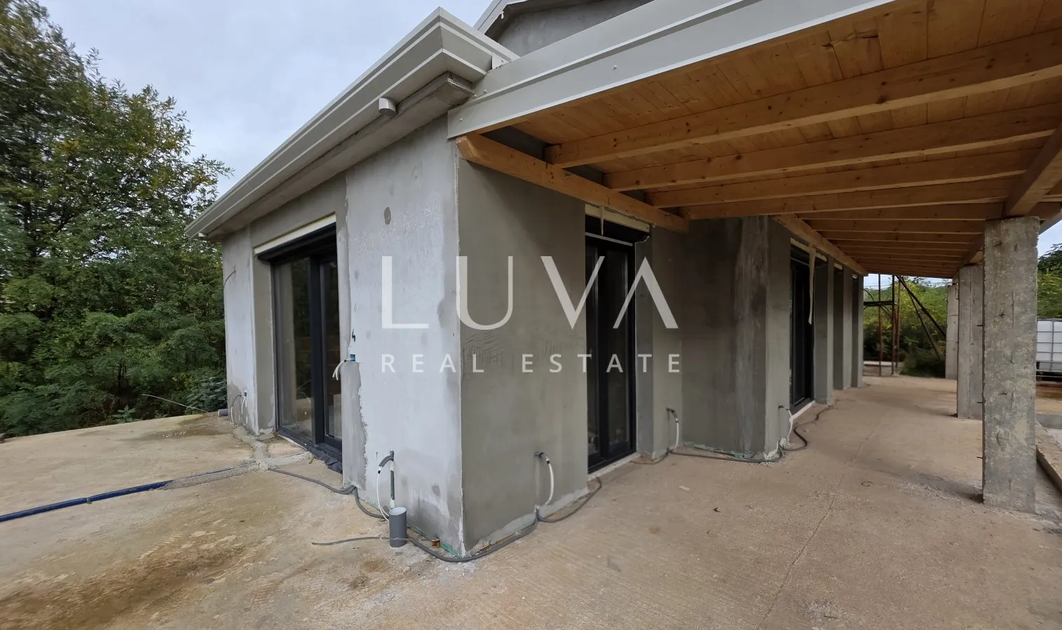 Istria, Tinjan, House with Swimming Pool Under Construction