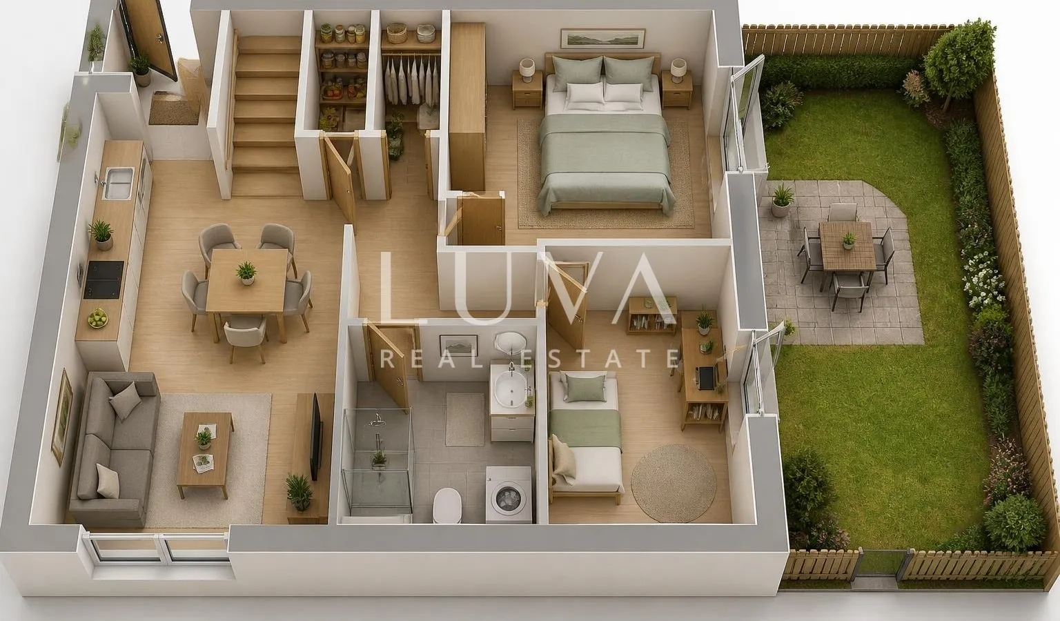 Zagreb, Donje Vrapče, 3 room apartment with private garden, new construction