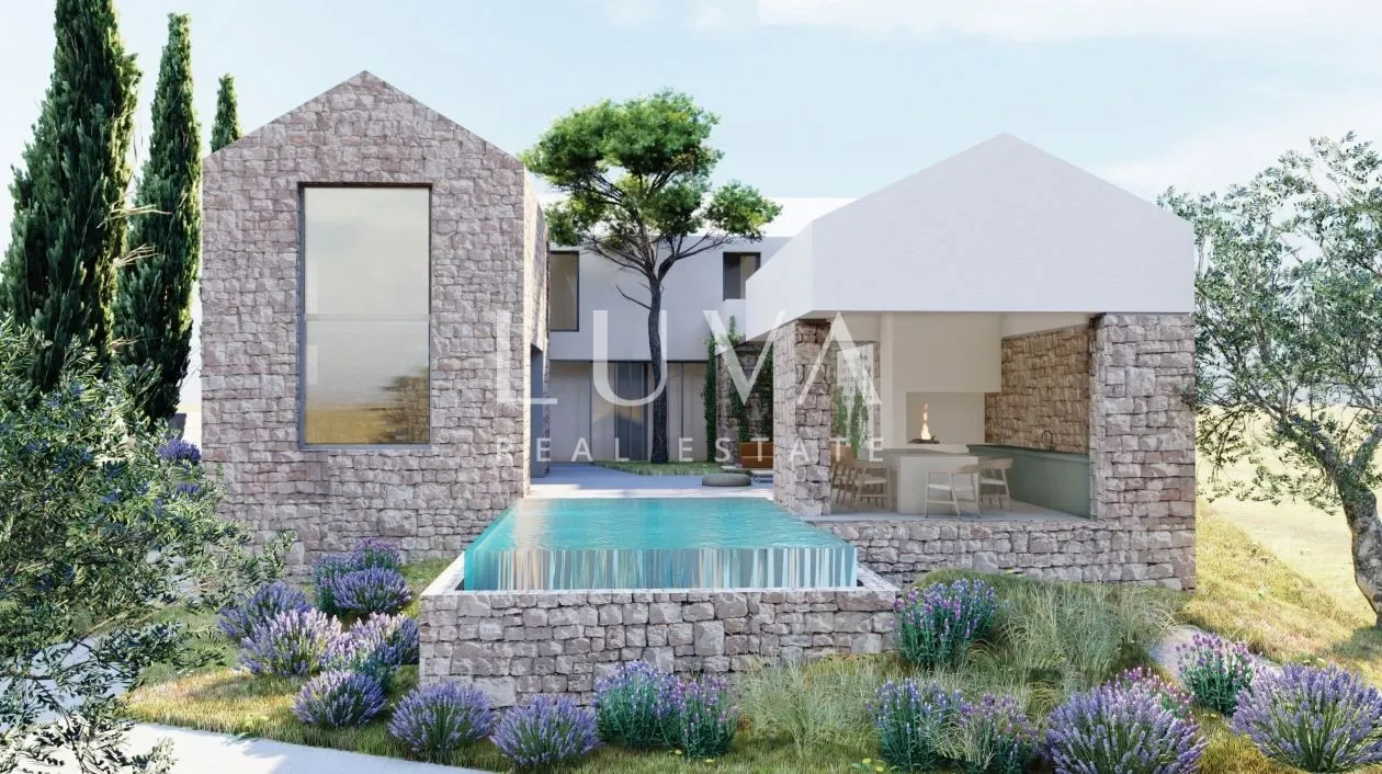 Zadar, Ist, building plot 590 m2, first row to the sea, for sale