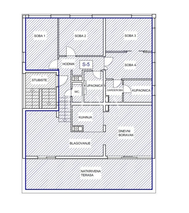 Zagreb, Perjavica, penthouse 4s stan, 134 m² na prodaju