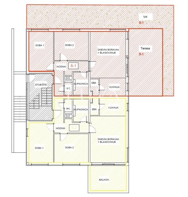 Zagreb, Perjavica, moderan 3s stan s terasom, 88 m² na prodaju