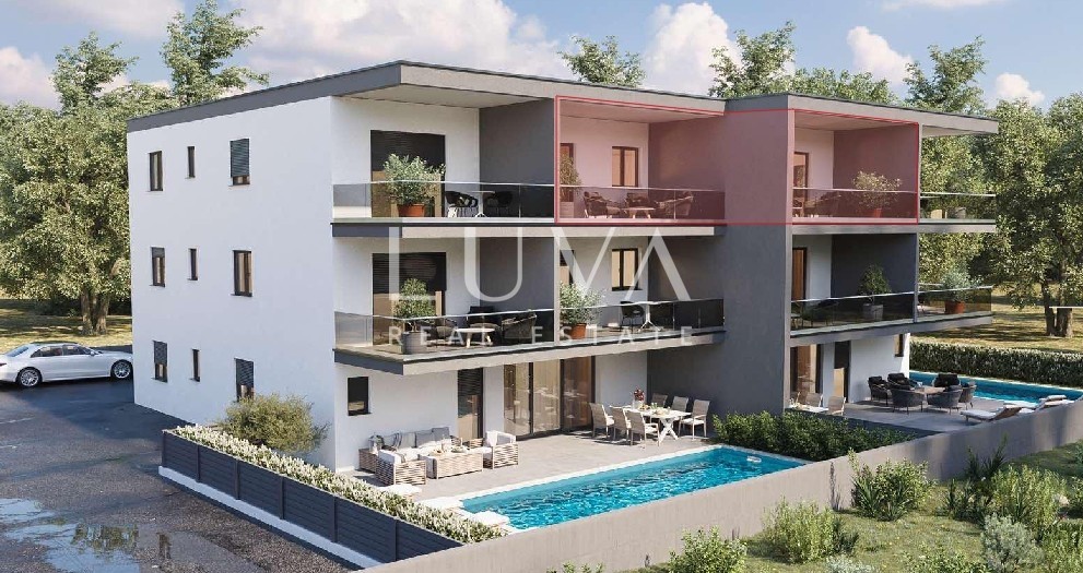 Istria, Novigrad, 91 m² Apartment with Sea View