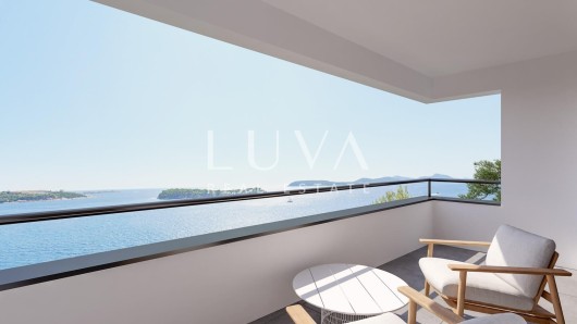 Lozica, Dubrovnik, luksuzan stan uz more s panoramskim pogledom na more