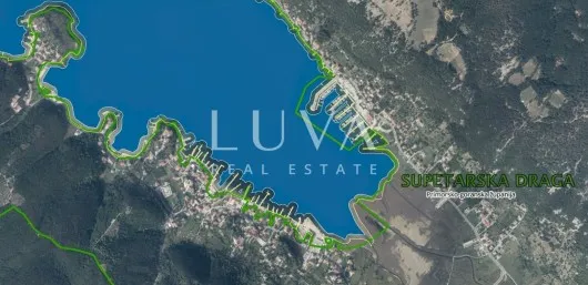 Rab, Supetarska Draga, građevinsko zemljište 2000m2 na prodaju