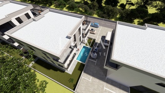 Zadar, Kožino, moderni stan u prizemlju s vrtom, 74.33m2